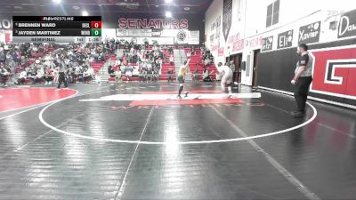 150 lbs Semifinal - Jayden Martinez, Wendell vs Brennen Ward, Declo