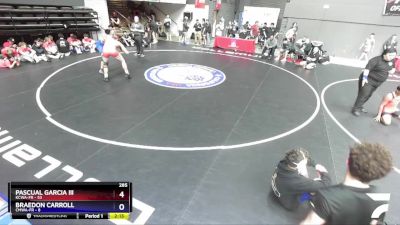 285 lbs Round 1 (16 Team) - Pascual Garcia III, KCWA-FR vs Braedon Carroll, CMWA-FR