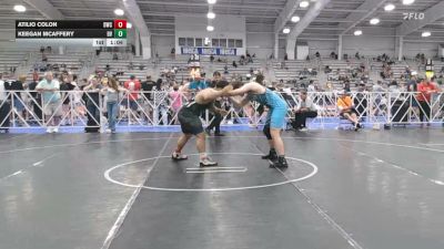 220 lbs Rr Rnd 2 - Atilio Colon, Doughboy Black - HSB vs Keegan Mcaffery, Buffalo Valley Red - HSB