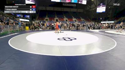 138 lbs Cons. Rd Of 64 - Brayden Mixay, OK vs Ryan Krupp, CO