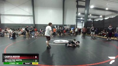 71-74 lbs Round 3 - Camryn Reeson, Olympia Wrestling Club vs Gracelynn Watts, Toro World Club