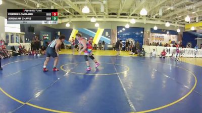 215 lbs Round 2 (8 Team) - Porter Loveland, Alpha Dogs vs Jeremiah Chavis, Braves WC