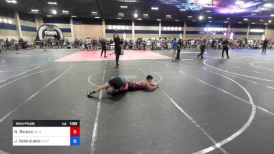 122 kg Semifinal - Noah Ramos, Delano Diablos vs Jessie Valenzuela, Rough House