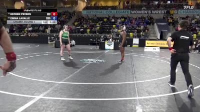 207 lbs Champ. Round 1 - Esther Peters, Chadron vs Emma Lavalle, York