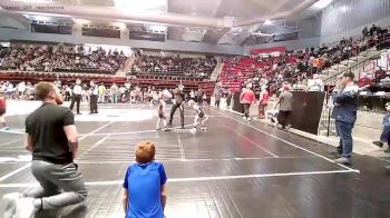 46 lbs Round Of 32 - Kaysen Peters, Dark Cloud Wrestling Club vs Colt Gabbard, Jenks Trojan Wrestling Club