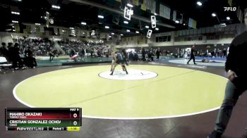 157 lbs Champ. Round 1 - Mahiro Okazaki, Torrey Pines vs Cristian Gonzalez Ochoa, Chino