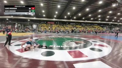 112 lbs 1st Place Match - Luke Krueger, MATPAC Wrestling vs Jack Jenkins, MATPAC Wrestling