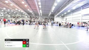 112 lbs Rr Rnd 3 - Gavin Lewis, Indiana Flash M vs Ethan Michaels, Triumph Maize MS