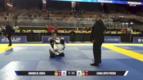 Luana Lopes Pereira vs Amanda M. Sousa 2025 Pan Jiu Jitsu IBJJF Championship