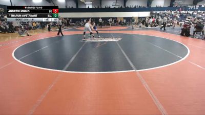 141 lbs Champ. Round 2 - Andrew Minko, Ursinus vs Tharun Svetanant, Washington And Lee