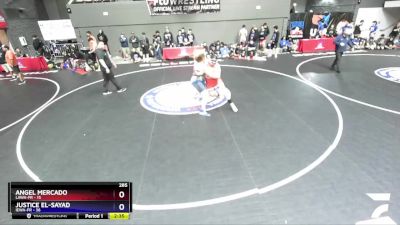 285 lbs Round 4 (16 Team) - Angel Mercado, LAWA-FR vs Justice El-Sayad, IEWA-FR