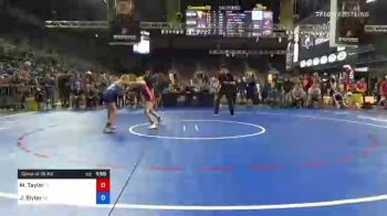 94 lbs Consi Of 16 #2 - Macie Taylor, Texas vs Joely Slyter, Idaho