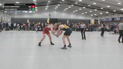 175 lbs Cons. Sub-quarters - Nico LaRocco, Legends Of Gold vs Cole Kansteiner, Nebraska Wrestling Academy