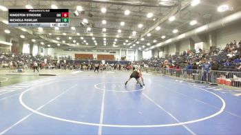 157 lbs Cons. Round 2 - Nichola Pawlak, Niagara County Community College vs Kingston Strouse, Oneonta State