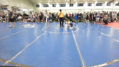 72 lbs Round Robin 3 - Ryker Wenzel, Patriots Wrestling Club-EL vs Gus Korniak, Ares Black-EL