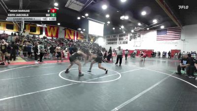 165 lbs Champ. Round 1 - Noah Barajas, Santa Fe vs Keith Jaeckels, Warren