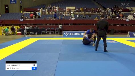 Jeff J Larsen vs William J Kim 2024 Pan IBJJF Jiu-Jitsu No-Gi Championship