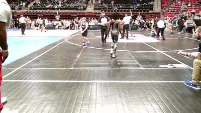 85 lbs Quarterfinal - E.J. Turner Jr., Pin-King All Stars vs Atreyu Mcdow, Miami Takedown Club