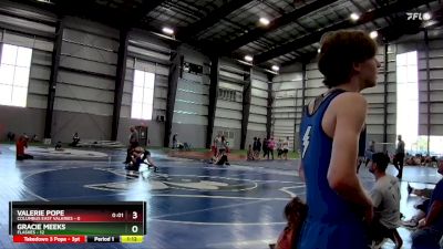 100 lbs Finals (8 Team) - Gracie Meeks, Flashes vs Valerie Pope, Columbus East Valkries