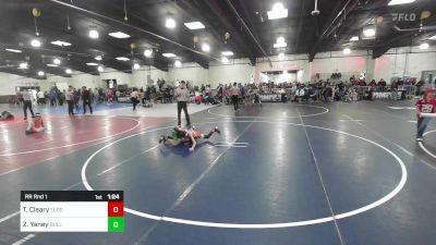 69 lbs Rr Rnd 1 - Thomas Cleary, Eldorado Jr. Wrestling vs Zander Yaney, Bulldogs Jr Wrestling