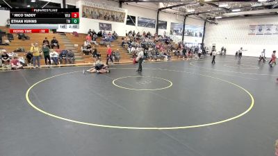 157 lbs Quarterfinal - Nico Taddy, West Liberty vs Ethan Kuhns, Thomas More