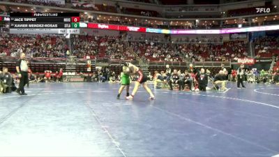 3A-215 lbs Cons. Round 2 - Jace Tippet, North Scott vs Xavier Mendez-Rosas, Storm Lake