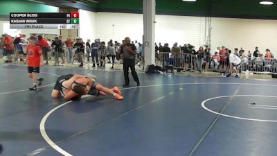 7th Place - Cooper Bliss, PA vs Kasjan Wnuk, CT