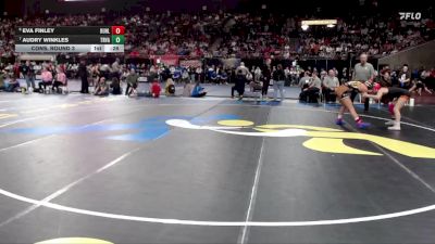 115 lbs Cons. Round 3 - Audry Winkles, Tri-Valley vs Eva Finley, Buhl
