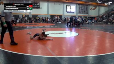 74 lbs Cons. Round 2 - Grant Brunner, Indee Mat Club vs Beau Coons, Anamosa Wrestling Club