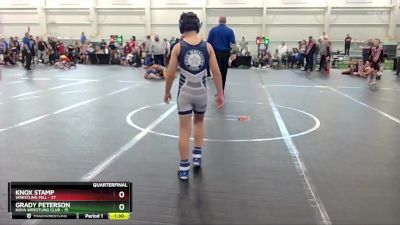 80 lbs Quarterfinals (8 Team) - Nikolay Zabchev, NOVA Wrestling Club vs Isa Adams, Wrestling Mill