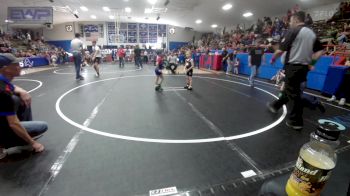 49 lbs Rr Rnd 5 - Baker Johns, Perry Wrestling Academy vs Zachariah Field, Chandler Takedown Club