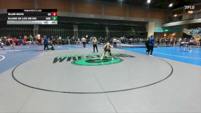 100 lbs Cons. Round 4 - Elanie De Los Reyes, Pershing County vs Blair Mays, Vintage
