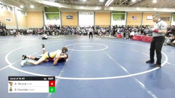 106 lbs Consi Of 16 #2 - Ashmith Yeruva, Sharon vs Ben Fournier, RHAM