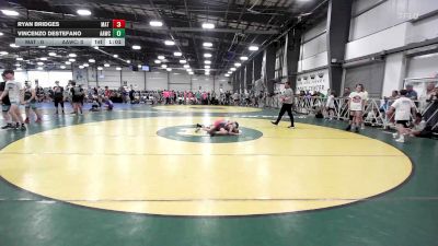 75 lbs Rr Rnd 3 - Ryan Bridges, Mat Warriors PWC - MS vs Vincenzo Destefano, All American Wrestling Club - MS