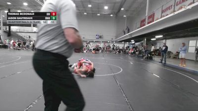 150 lbs Quarterfinals (8 Team) - Jason Gautreaux, Savage WA Boogiemen vs Thomas Mcdonald, Este Built Underground