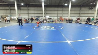 49 lbs Round 1 - Rhylie Earles, Homedale Wrestling Club vs Hudson Byard, Kuna Wrestling Klub