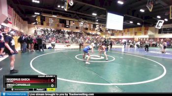 113 lbs Champ. Round 2 - Maxximus Gasca, Colony vs Diego Camarillo, United