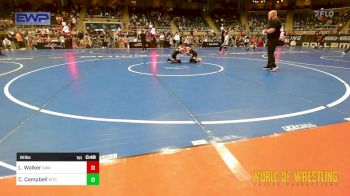 61 lbs Consi Of 8 #2 - Landon Walker, The Glasgow Wrestling Academy vs Chattan Campbell, WTC