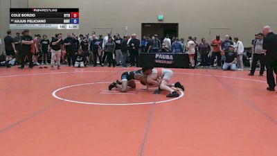 126 lbs Champ. Rd Of 32 - Cole Borzio, Steller Trained vs Julius Feliciano, Dragon RTC