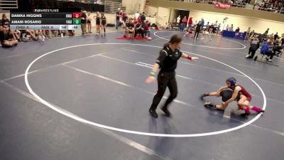 Girls K-8 - 72 Danika Higgins, Chatfield-Girls vs Amani Rosario, Farmville-Girls