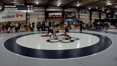 61 kg Cons. Round 2 - David Fielder, Yellowjacket Wrestling Club vs Braden Hahlen, Lake Erie RTC