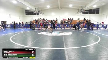 144 lbs Cons. Round 5 - Eric Yanez, Centennial vs Kaileb Cadena, Bakersfield Christian