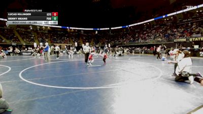 56 lbs Consy 2 - Lucas Killinger, Keystone Central vs Benny Means, Punxsutawney