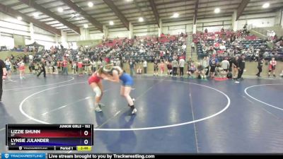 152 lbs Semifinal - Lizzie Shunn, UT vs Lynsie Julander, WY