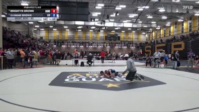 63 lbs Cons. Round 1 - Brightyn Brown, Big Game Wrestling Club vs Gunnar Brown, Immortal Athletics WC