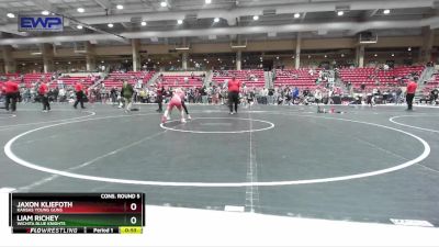 85 lbs Cons. Round 5 - Jaxon Kliefoth, Kansas Young Guns vs Liam Richey, Wichita Blue Knights