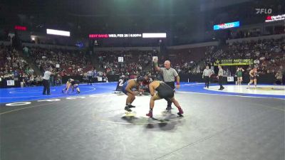 215 lbs Quarterfinal - Dominic Wilson, Tulare Union vs Coby Merrill, Jw North