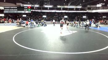 165 lbs Cons. Round 2 - Asher Haselman, Eastlake vs Robert Simpson, South Kitsap