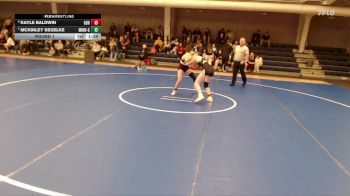 115 lbs Round 1 - Kayle Baldwin, Great Bend HS vs McKinley Segelke, Minden