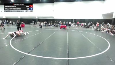 132 lbs Gabriel Roehl, Minnesota Red vs Ethan Worthington, Team Kansas Silver